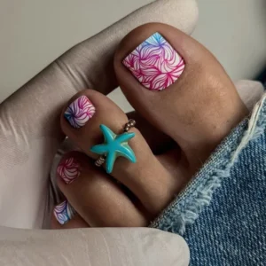 Αυτοκόλλητα wraps pedicure no633